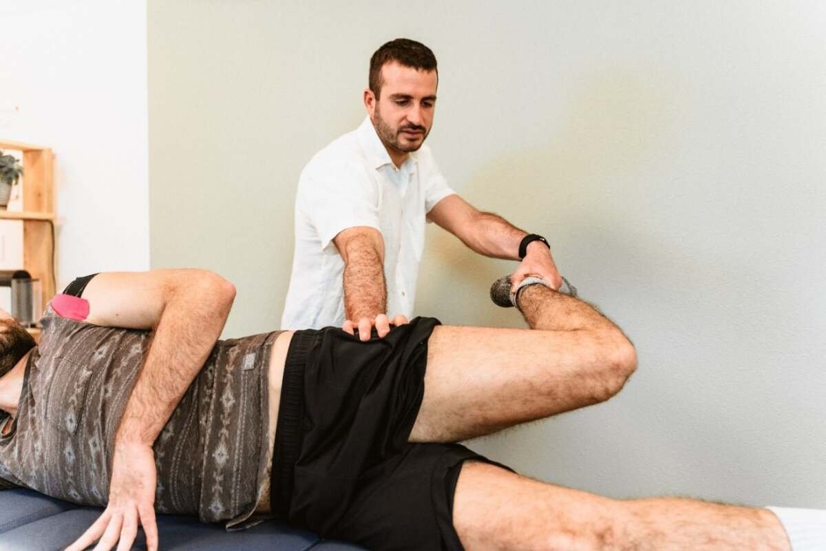 Chiropractic adjustment for joint pain