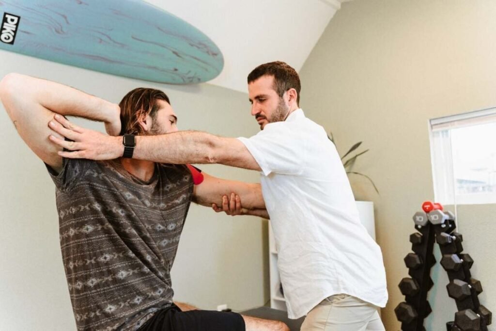 Chiropractic adjustment for back pain