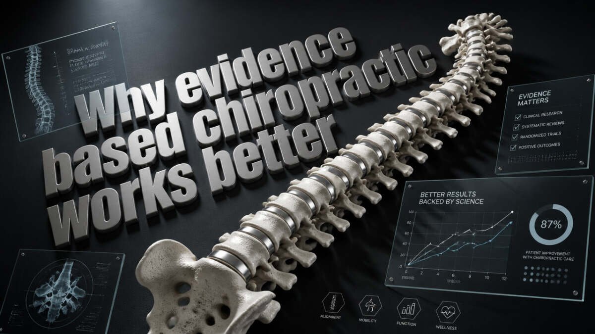What is Evidence Based Chiropractic Care and How is It Different