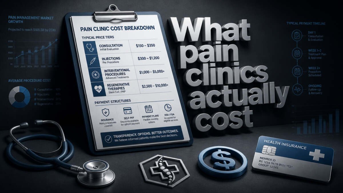 How Much Does It Cost to Go to a Pain Management Clinic?