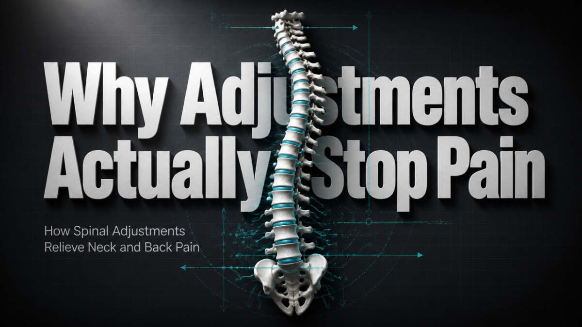 How Do Spinal Adjustments Relieve Neck and Back Pain